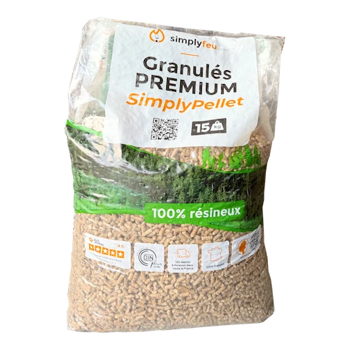 Granulés de bois Premium SimplyPELLET - 65 sacs 975kg — photo 2